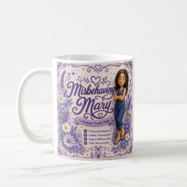De Café Taza Mary Malcomportada (Izquierda)