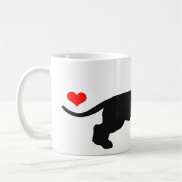 De Café Taza masculina del amor del Dachshund