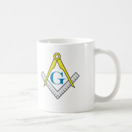 De Café Taza masónica (llana)
