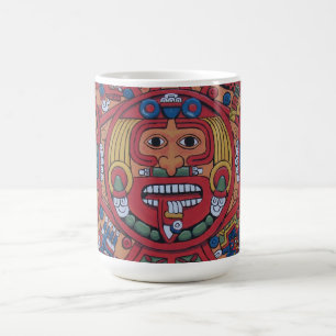 De Café Taza maya del calendario