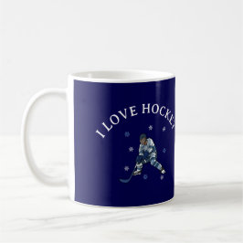 De Café Taza Me Encanta el Hockey – Taza para Amantes del 