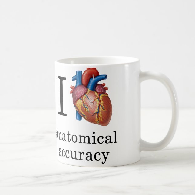 De Café Taza Me Encanta la Exactitud Anatómica (Derecha)