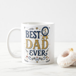 De Café Taza Mejor Papá del Mundo Regalo del Día del Padre