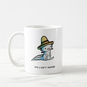 De Café Taza mexicana del Axolotl