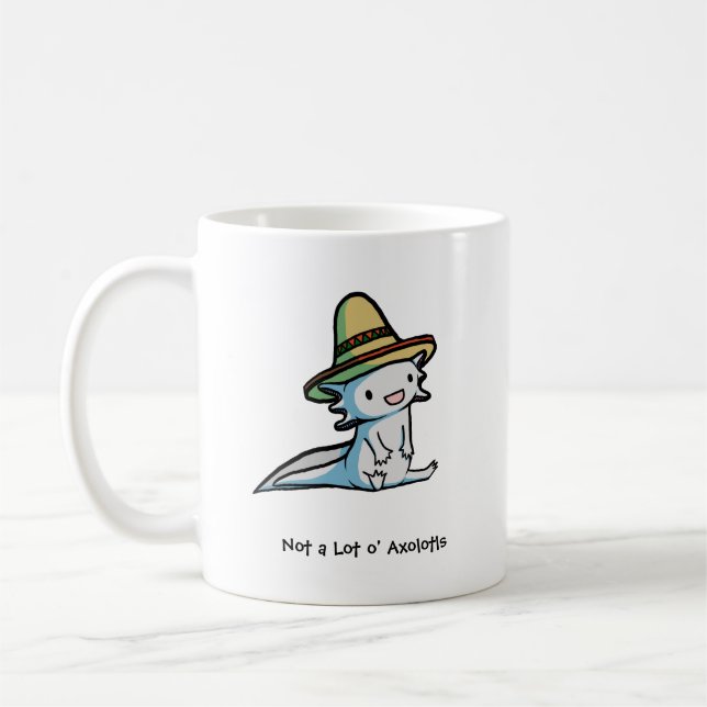 De Café Taza mexicana del Axolotl (Izquierda)