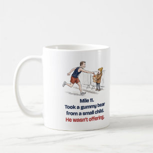 De Café Taza Mile 11 Gummy Bear: divertida taza para corre