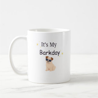 De Café Taza Minimalista Cumpleaños Perro