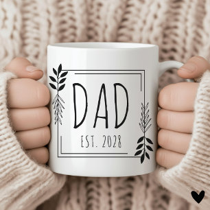 De Café Taza Minimalista Personalizada para Papá como Rega
