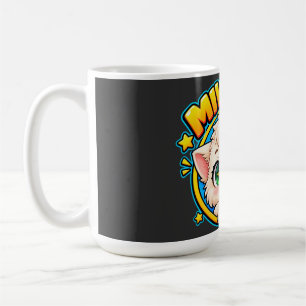 De Café Taza Mivora Cute Anime Gato con Estrellas Brillant