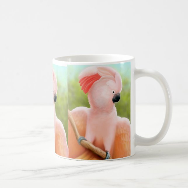De Café Taza moluqueña del Cockatoo (Derecha)