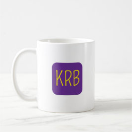 De Café Taza Monogramada - Personalizada