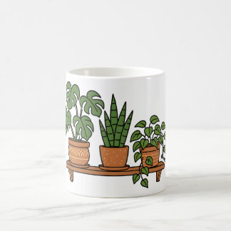 De Café Taza Monstera deliciosa | Planta serpiente | Hoja 