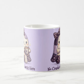 De Café Taza Morada Sin Fantasmas Gruñones Aquí