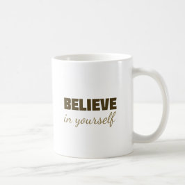 De Café Taza Motivacional “Cree en Ti Mismo” – Inspirati