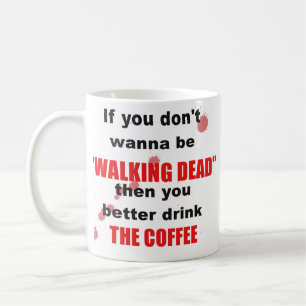 De Café Taza muerta que camina