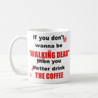 De Café Taza muerta que camina