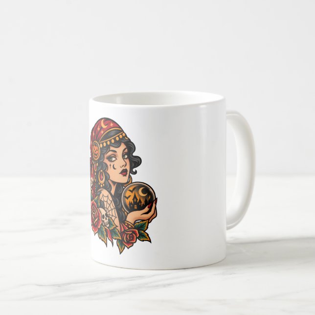 De Café Taza Mujer Gitana (Anverso derecho)