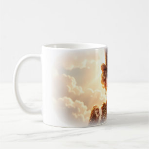 De Café Taza Mujer Payaso Steampunk Ojos Azules Cielo