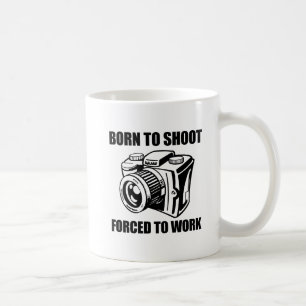 De Café Taza Nacida para Disparar Divertido
