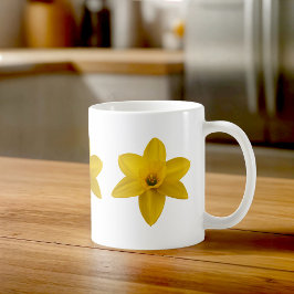 De Café Taza Narcisos Amarillos
