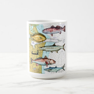 De Café Taza náutica del coffe del mapa