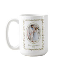 Taza Navideña Botánica Verde Rústica
