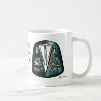 De Café Taza negra del emblema del Hudson