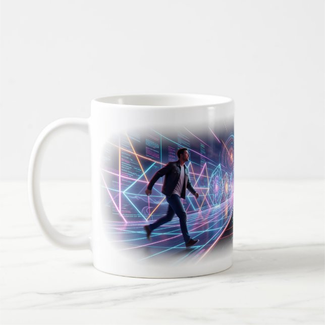 De Café Taza Neon Future Dreamscape (Izquierda)