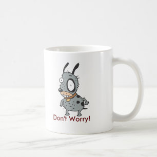 De Café Taza nerviosa del perrito