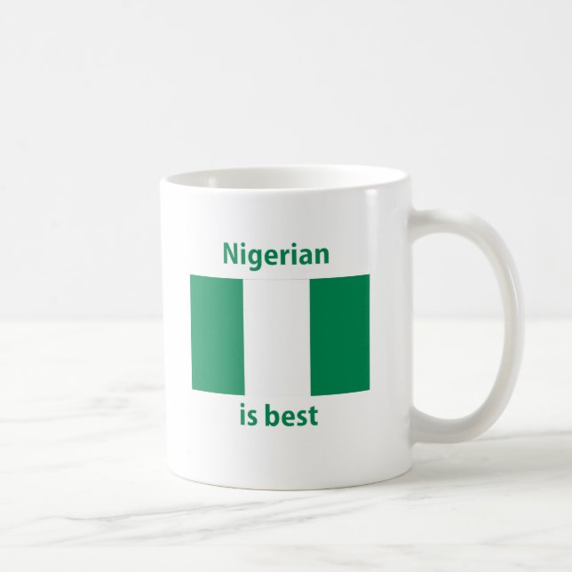 De Café Taza nigeriana (Derecha)