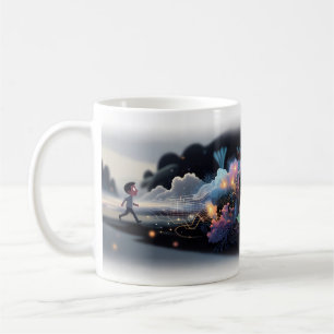 De Café Taza Niño entra en un universo digital brillante