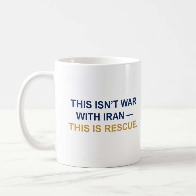 De Café Taza No Es Guerra Con Irán (Izquierda)