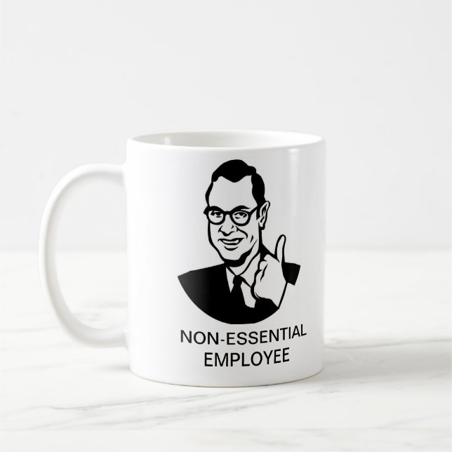 De Café Taza no esencial del empleado (Izquierda)