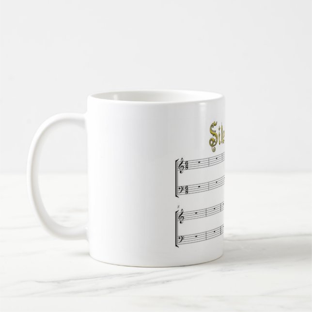 De Café Taza noche silenciosa (Izquierda)
