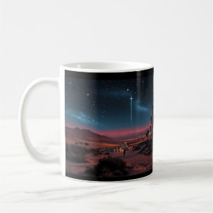 De Café Taza Nocturna Hotel California Desierto Ilusión
