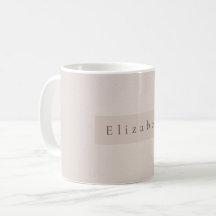 Taza Nombre Moderno 
