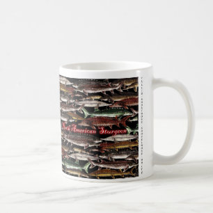 De Café Taza norteamericana del esturión