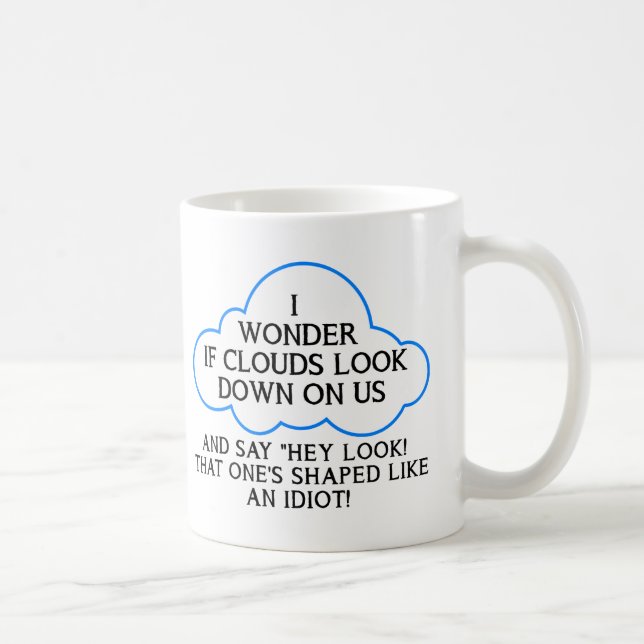 De Café Taza Nubes Nos Miramos Divertido (Derecha)