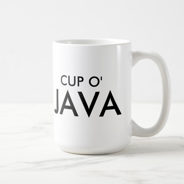 De Café Taza O JAVA (Derecha)