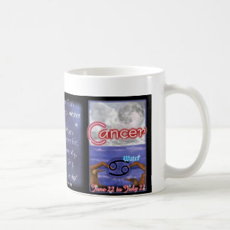 De Café Taza o taza del zodiaco del cáncer