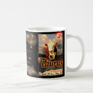 De Café Taza o taza del zodiaco del tauro