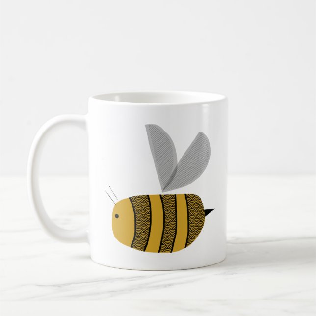 De Café Taza - ocupada manosee la abeja (Izquierda)