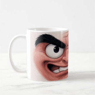 De Café Taza "Odio los Lunes" - La Cara Enojada que Habla