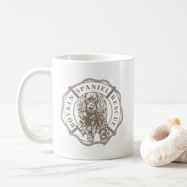 De Café Taza oficial del logotipo (Con donut)