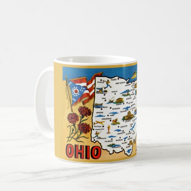 De Café Taza Ohio Buckeye (Anverso izquierdo)