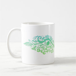 De Café Taza Ojos Florales
