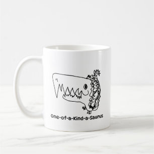 De Café Taza One-of-a-Kind-a-Saurus Arte Roarsome