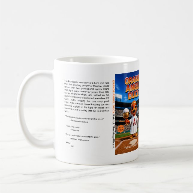De Café Taza ORANGE ANGEL DUCK (Izquierda)