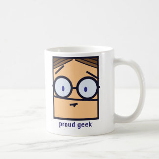 De Café taza orgullosa del friki
