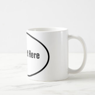 De Café Taza oval europea adaptable